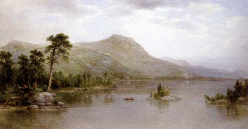 Asher Brown Durand Black Mountain,From the harbor island,Lake George oil painting picture